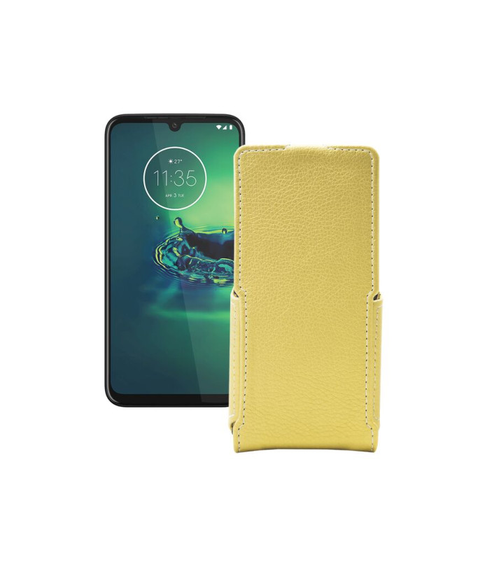 Чохол-флип з екошкіри для телефону Motorola Moto G8 Plus