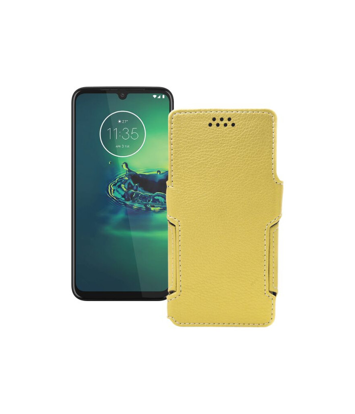 Чохол-книжка з екошкіри для телефону Motorola Moto G8 Plus