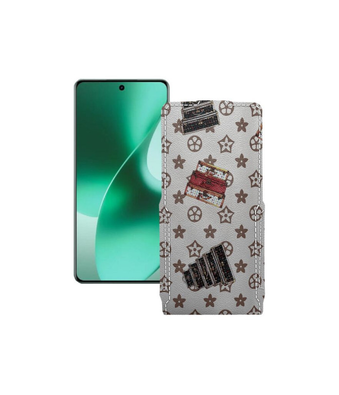 Чохол-флип з екошкіри для телефону Realme 15 5G (RMX5106)