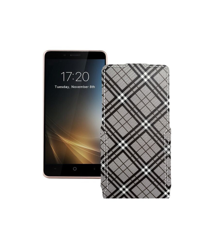 Чохол-флип з екошкіри для телефону Leagoo KIICAA