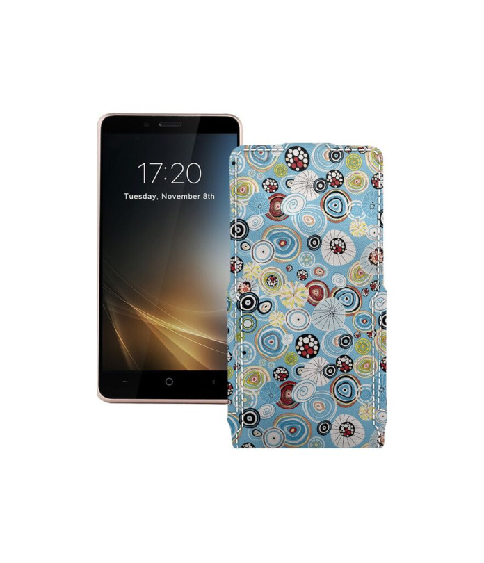 Чохол-флип з екошкіри для телефону Leagoo KIICAA