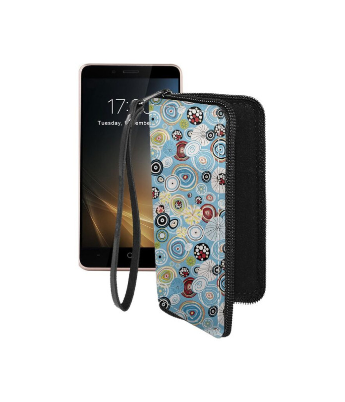 Чохол-гаманець з екошкіри для телефону Leagoo KIICAA