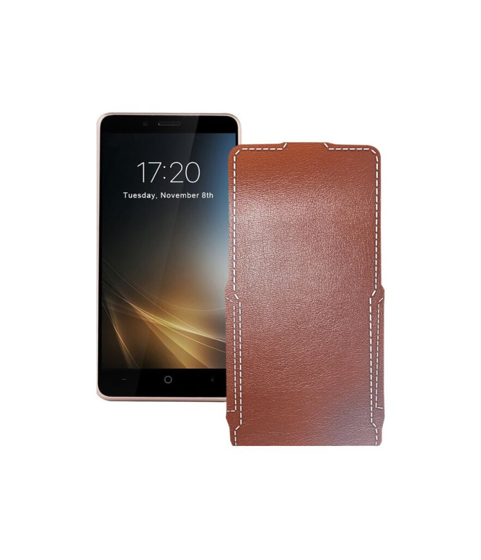 Чохол-флип з екошкіри для телефону Leagoo KIICAA