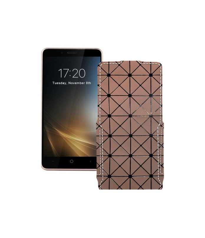 Чохол-флип з екошкіри для телефону Leagoo KIICAA