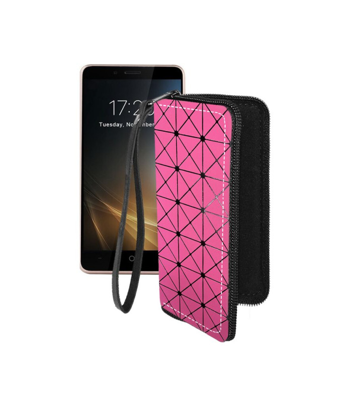 Чохол-гаманець з екошкіри для телефону Leagoo KIICAA