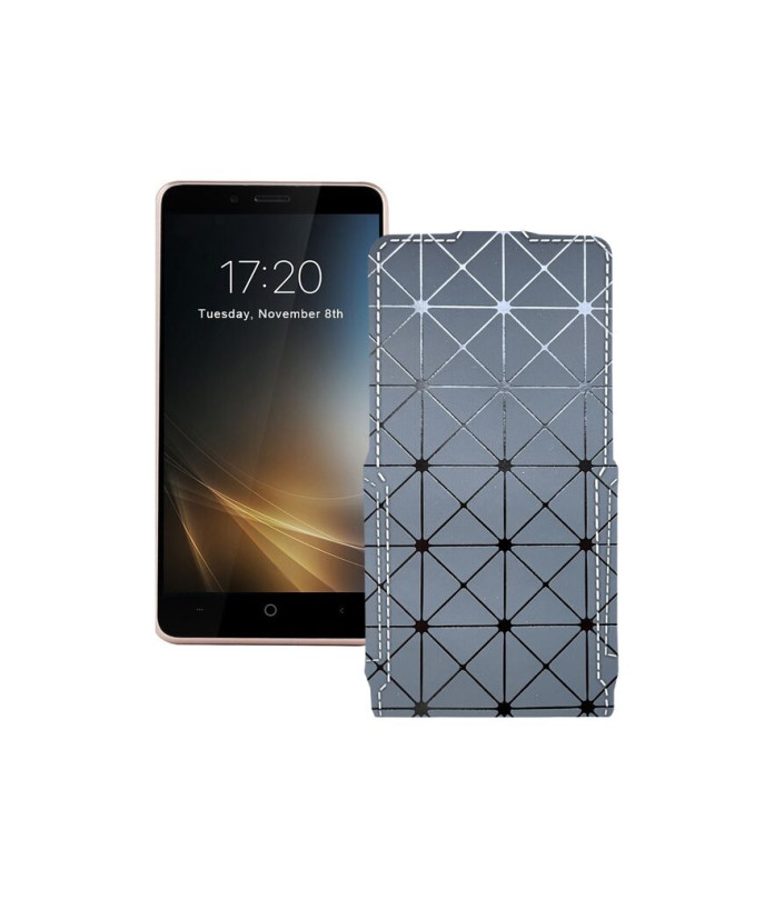 Чохол-флип з екошкіри для телефону Leagoo KIICAA