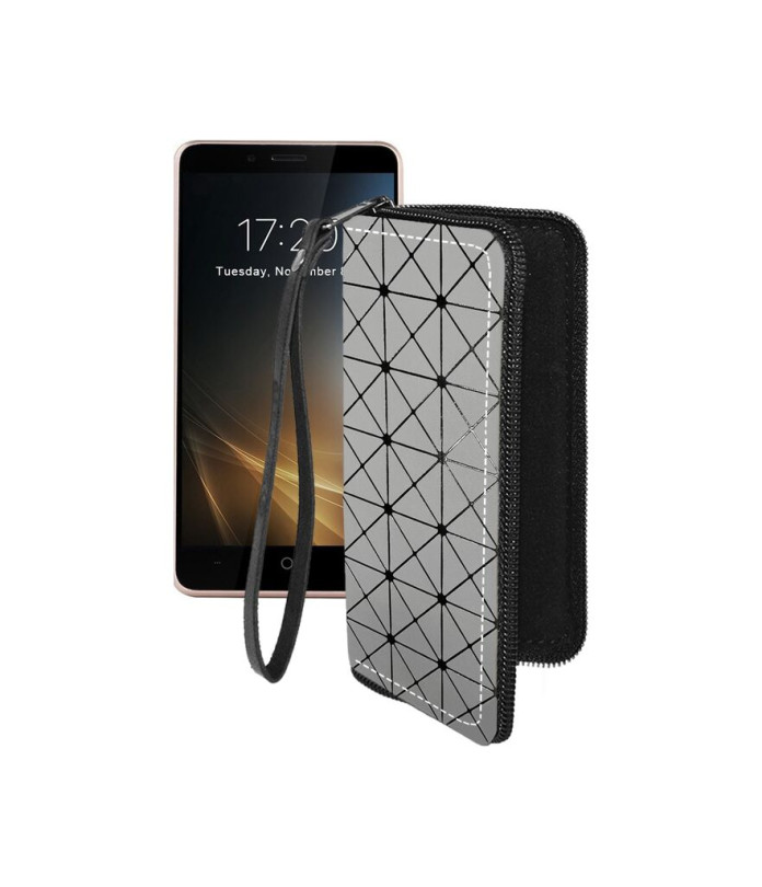 Чохол-гаманець з екошкіри для телефону Leagoo KIICAA