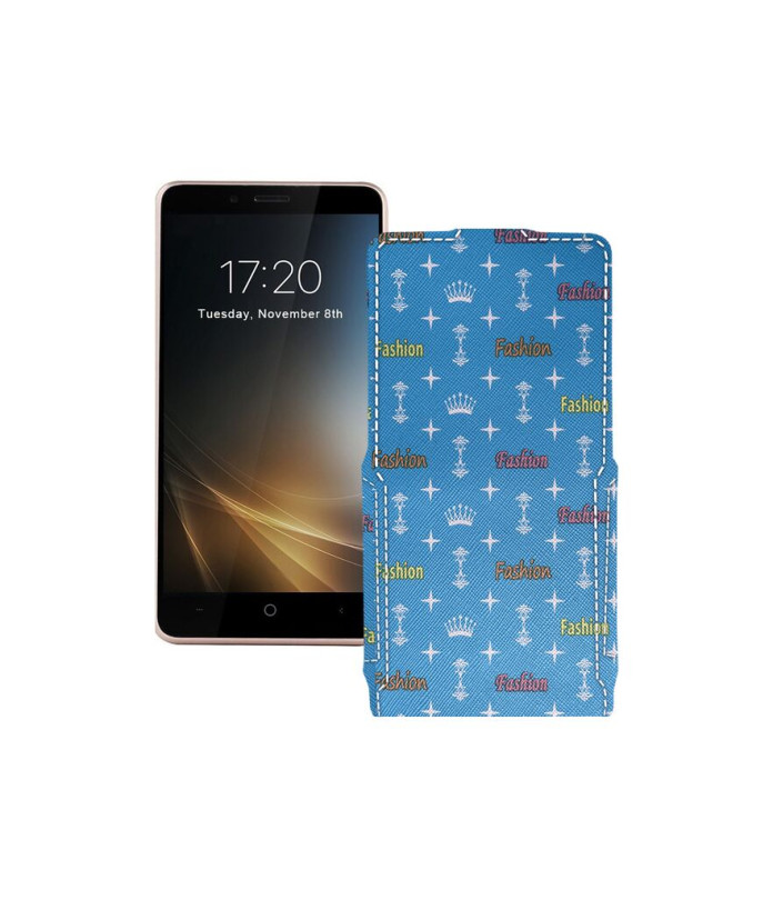 Чохол-флип з екошкіри для телефону Leagoo KIICAA