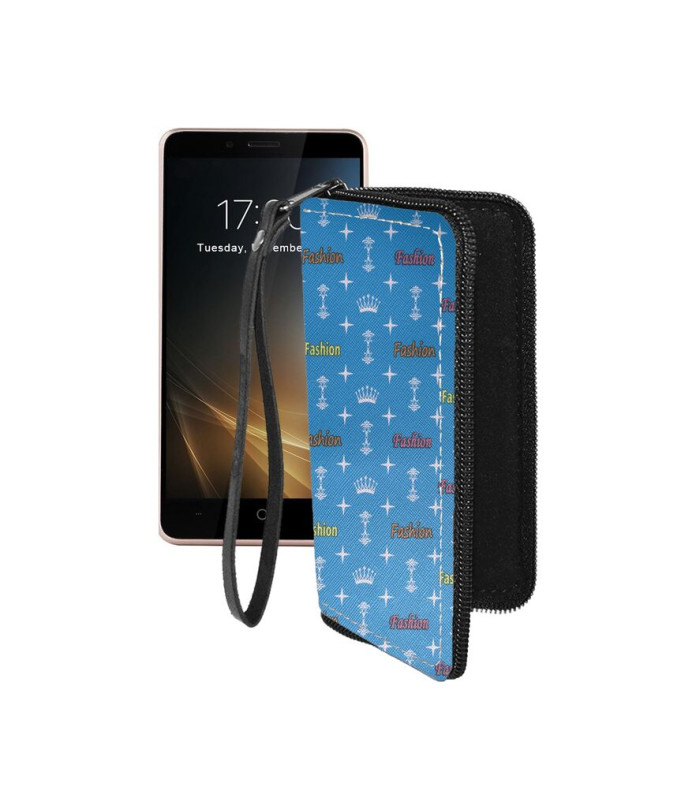 Чохол-гаманець з екошкіри для телефону Leagoo KIICAA