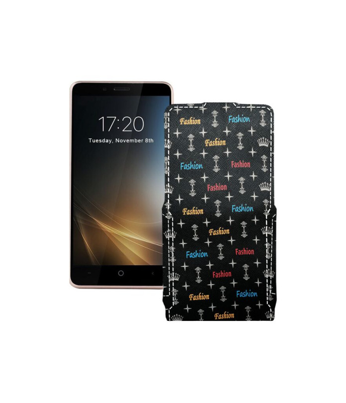 Чохол-флип з екошкіри для телефону Leagoo KIICAA