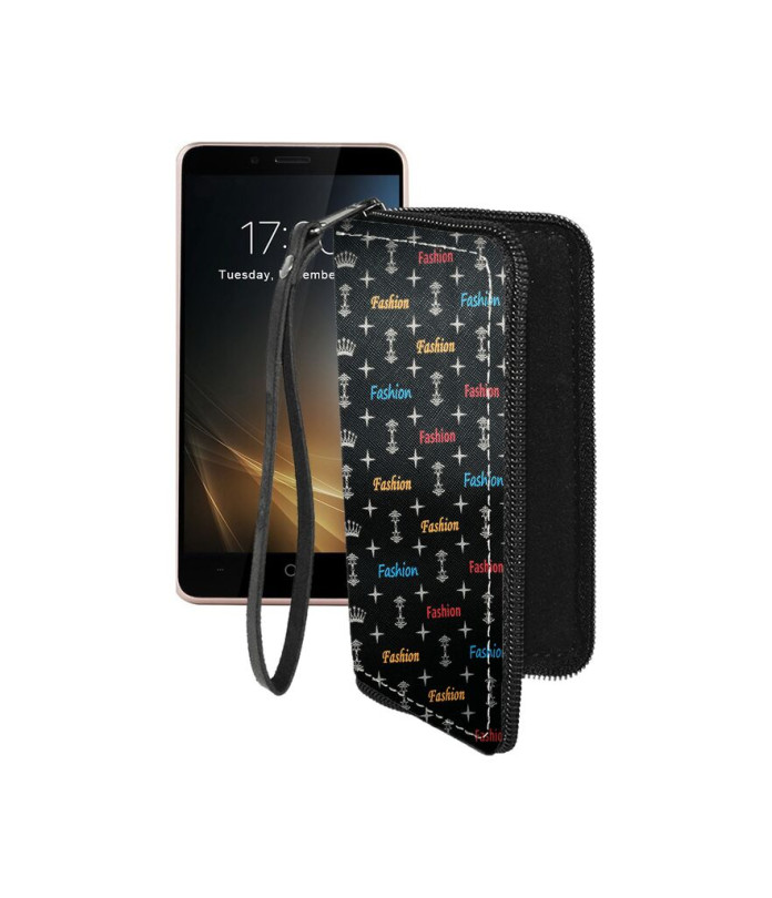 Чохол-гаманець з екошкіри для телефону Leagoo KIICAA