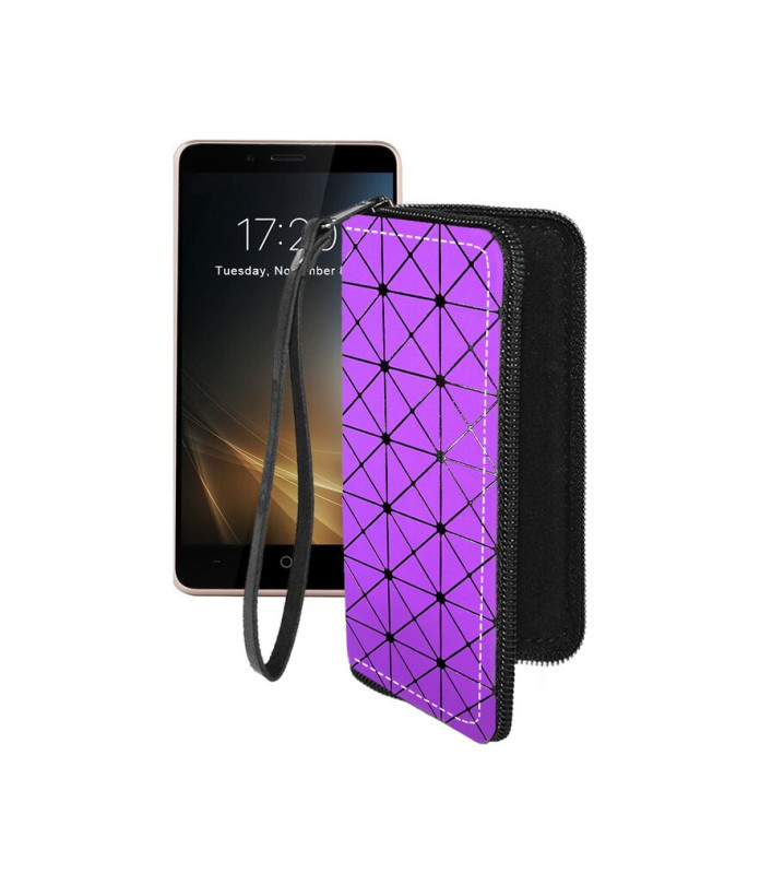 Чохол-гаманець з екошкіри для телефону Leagoo KIICAA