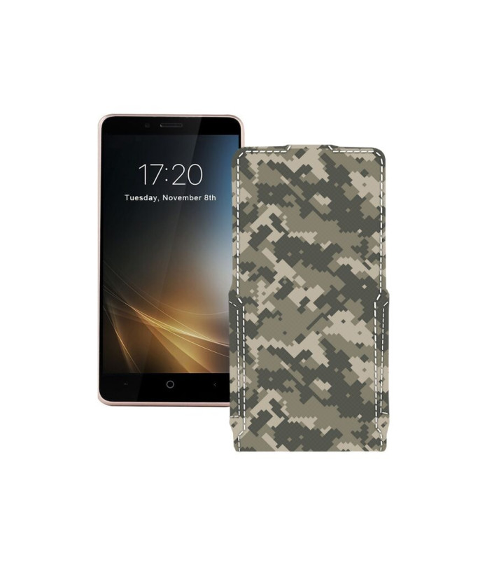 Чохол-флип з екошкіри для телефону Leagoo KIICAA