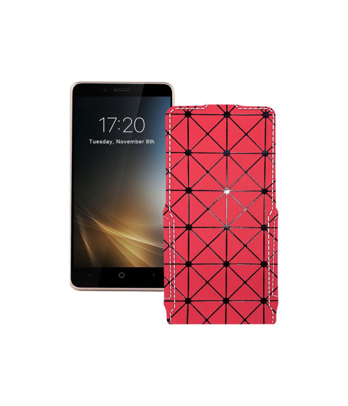 Чохол-флип з екошкіри для телефону Leagoo KIICAA