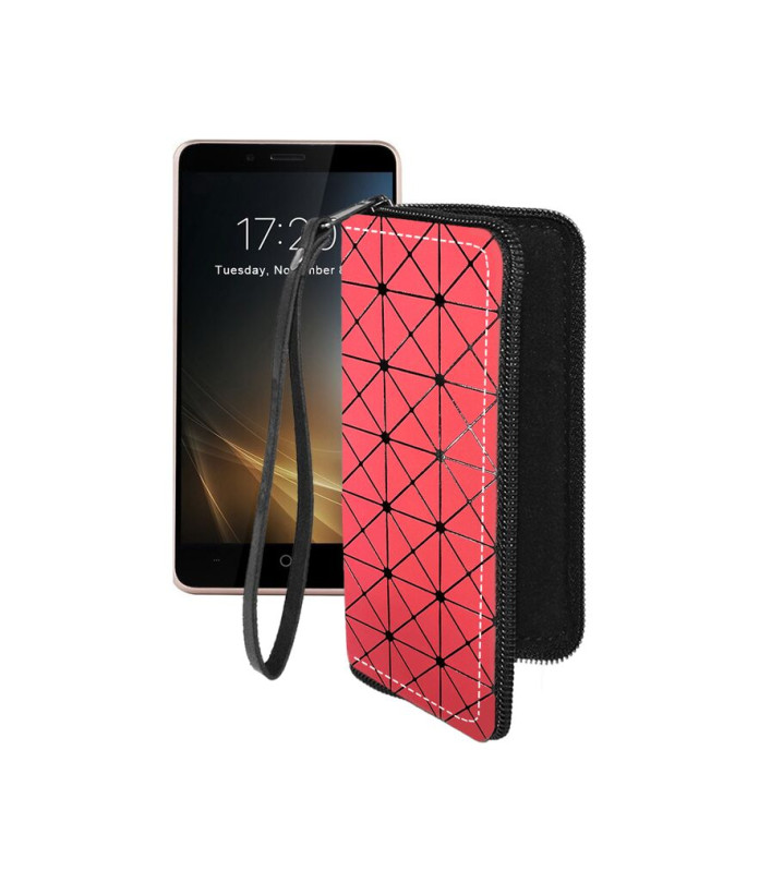 Чохол-гаманець з екошкіри для телефону Leagoo KIICAA