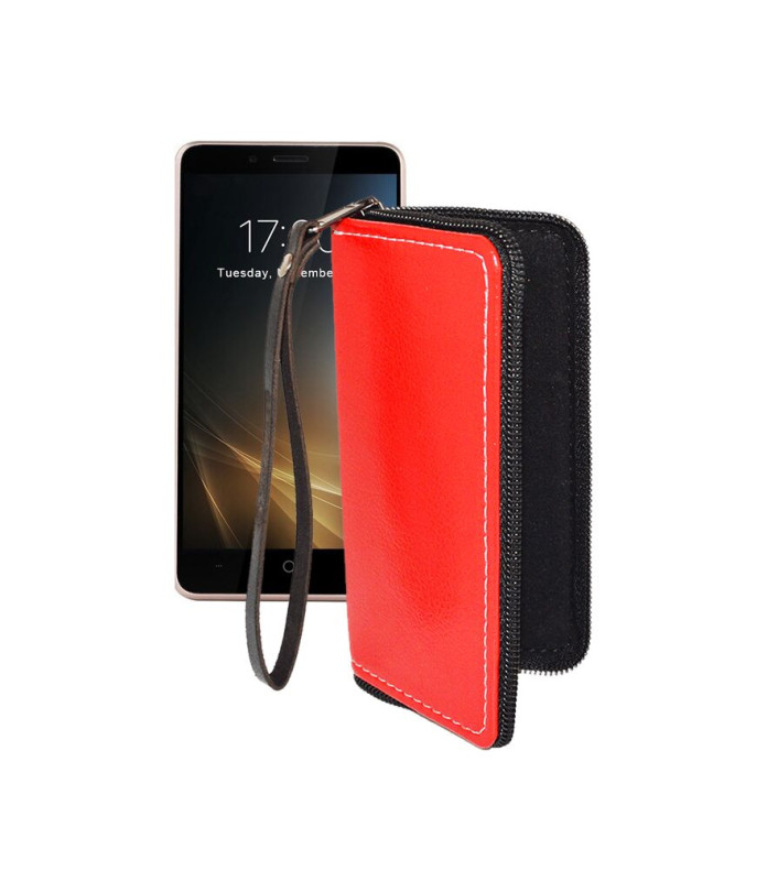 Чохол-гаманець з екошкіри для телефону Leagoo KIICAA