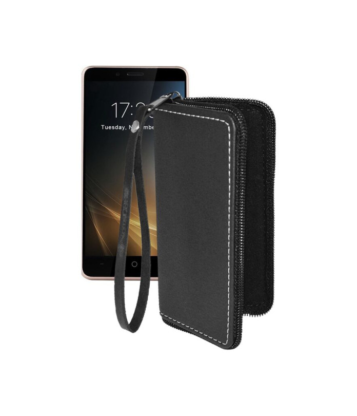 Чохол-гаманець з екошкіри для телефону Leagoo KIICAA