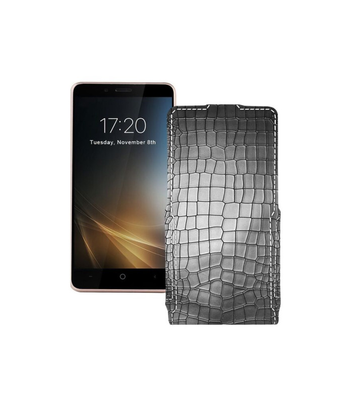Чохол-флип з екошкіри для телефону Leagoo KIICAA