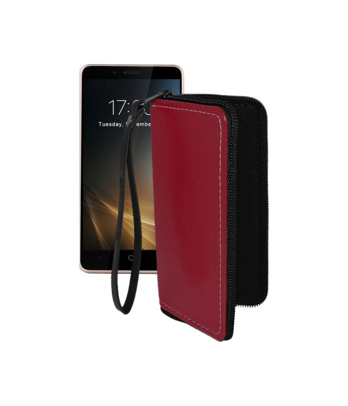 Чохол-гаманець з екошкіри для телефону Leagoo KIICAA