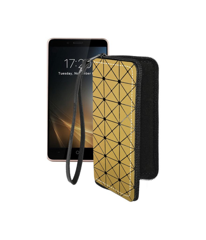 Чохол-гаманець з екошкіри для телефону Leagoo KIICAA