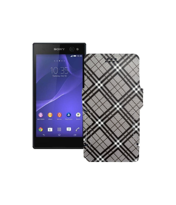 Чохол-книжка з екошкіри для телефону Sony Xperia C3 DS D2502