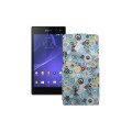 Чохол-флип з екошкіри для телефону Sony Xperia C3 DS D2502