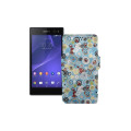 Чохол-книжка з екошкіри для телефону Sony Xperia C3 DS D2502