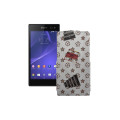 Чохол-флип з екошкіри для телефону Sony Xperia C3 DS D2502