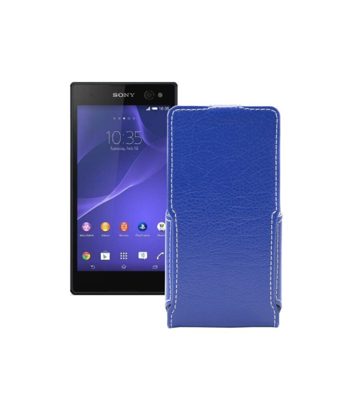 Чохол-флип з екошкіри для телефону Sony Xperia C3 DS D2502