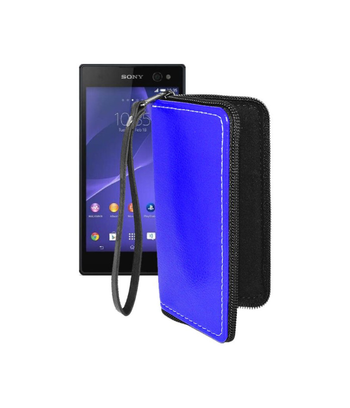 Чохол-гаманець з екошкіри для телефону Sony Xperia C3 DS D2502