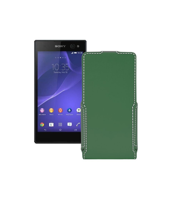 Чохол-флип з екошкіри для телефону Sony Xperia C3 DS D2502