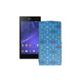 Чохол-флип з екошкіри для телефону Sony Xperia C3 DS D2502