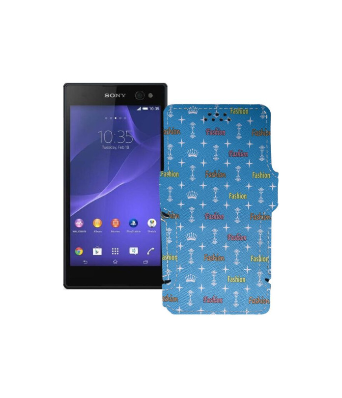 Чохол-книжка з екошкіри для телефону Sony Xperia C3 DS D2502