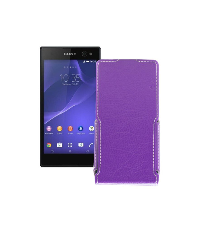 Чохол-флип з екошкіри для телефону Sony Xperia C3 DS D2502