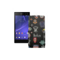 Чохол-флип з екошкіри для телефону Sony Xperia C3 DS D2502