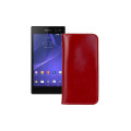 Портмоне з шкіри для телефону Sony Xperia C3 DS D2502