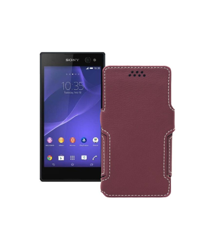 Чохол-книжка з екошкіри для телефону Sony Xperia C3 DS D2502