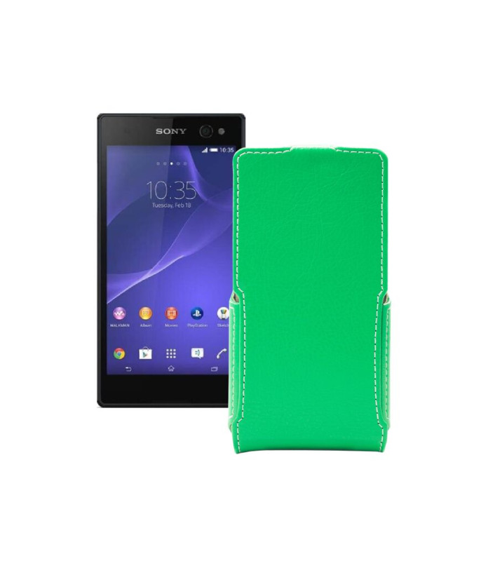 Чохол-флип з екошкіри для телефону Sony Xperia C3 DS D2502