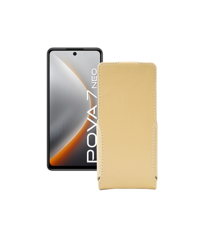 Чохол-флип з екошкіри для телефону Tecno Pova 7 Neo