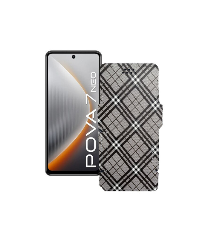 Чохол-книжка з екошкіри для телефону Tecno Pova 7 Neo
