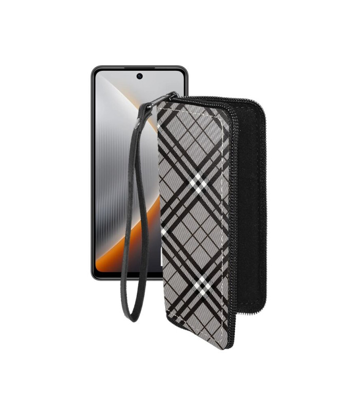 Чохол-гаманець з екошкіри для телефону Tecno Pova 7 Neo