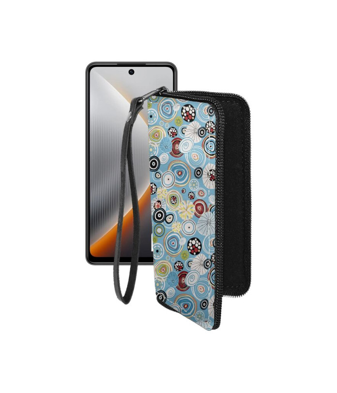 Чохол-гаманець з екошкіри для телефону Tecno Pova 7 Neo