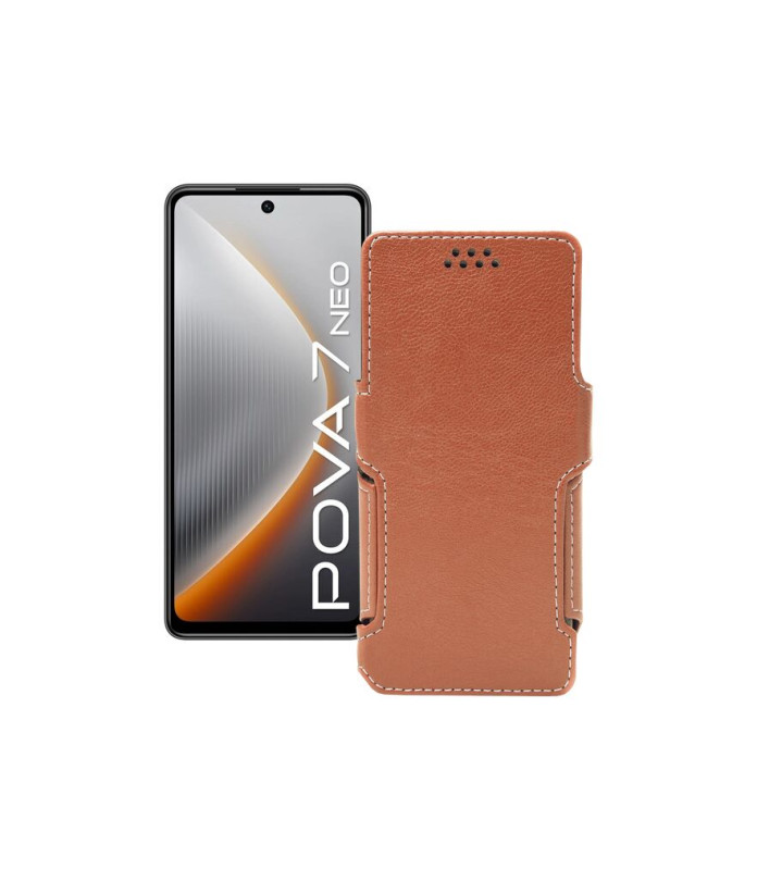 Чохол-книжка з екошкіри для телефону Tecno Pova 7 Neo