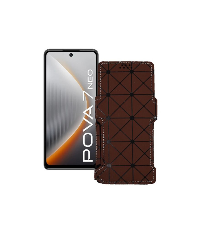 Чохол-книжка з екошкіри для телефону Tecno Pova 7 Neo