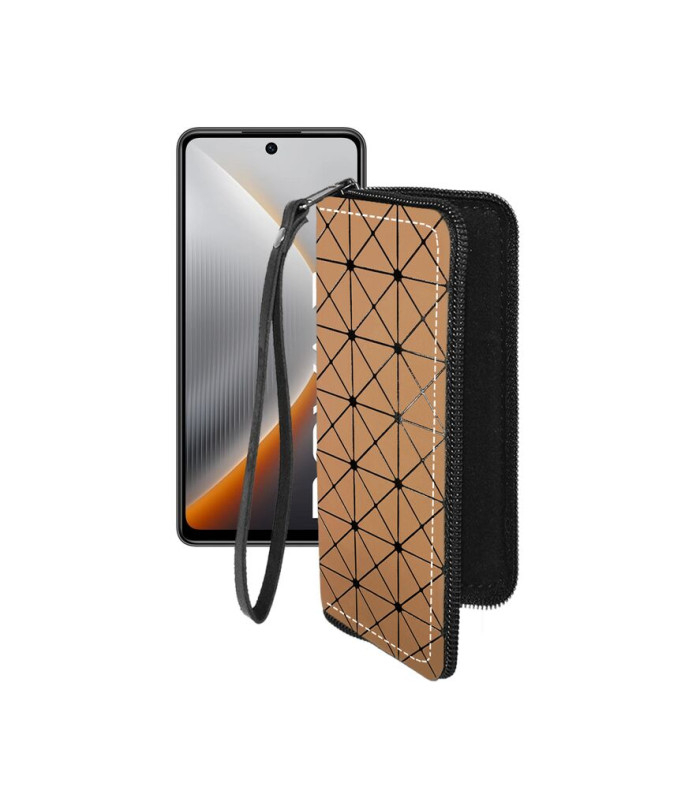 Чохол-гаманець з екошкіри для телефону Tecno Pova 7 Neo