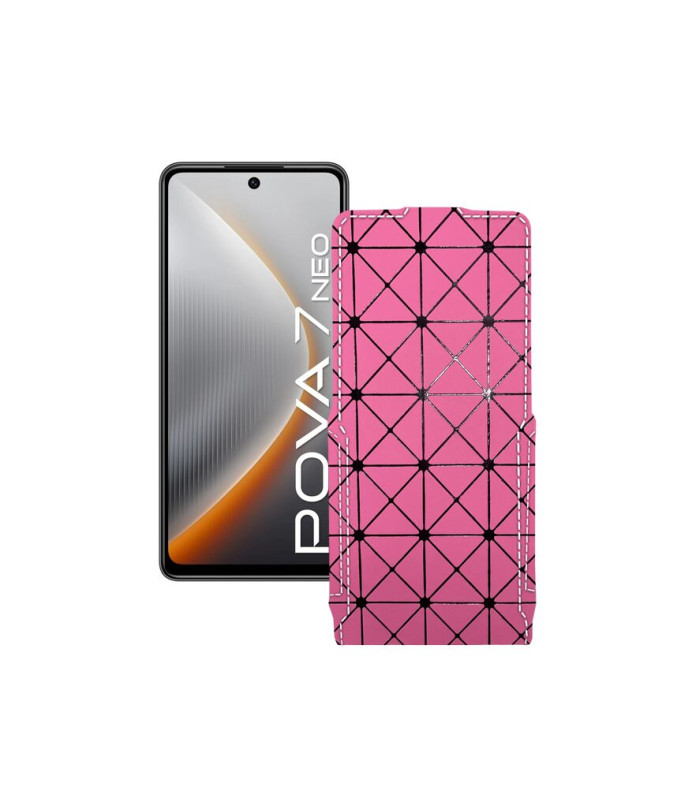 Чохол-флип з екошкіри для телефону Tecno Pova 7 Neo