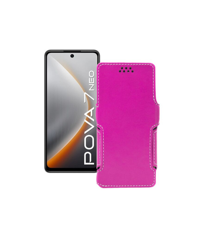 Чохол-книжка з екошкіри для телефону Tecno Pova 7 Neo