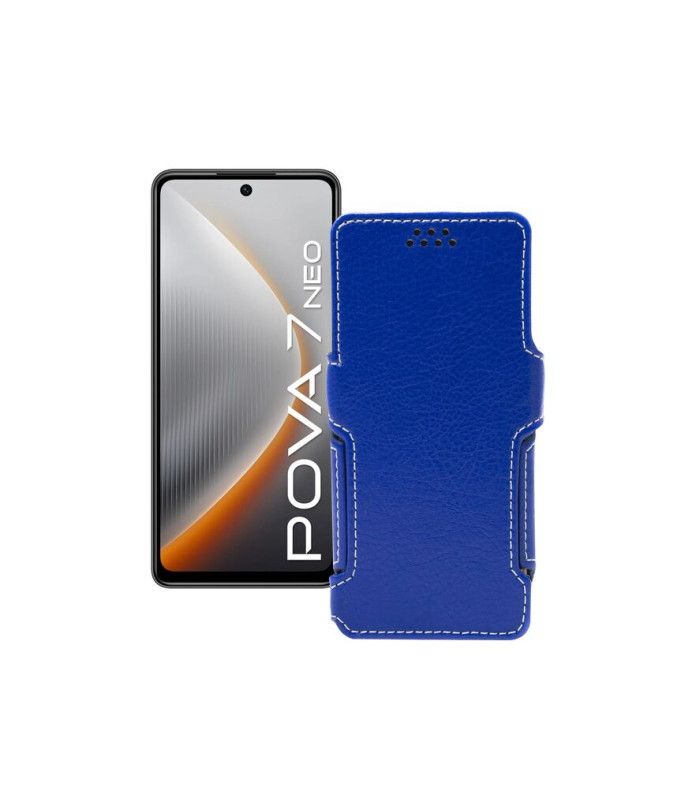 Чохол-книжка з екошкіри для телефону Tecno Pova 7 Neo