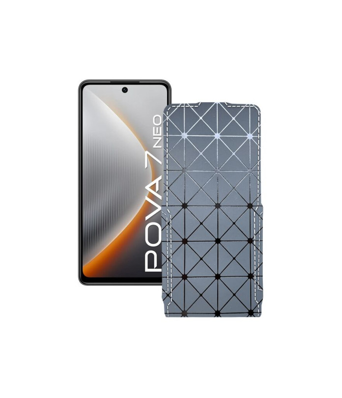 Чохол-флип з екошкіри для телефону Tecno Pova 7 Neo