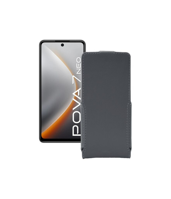Чохол-флип з екошкіри для телефону Tecno Pova 7 Neo